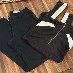 Volcom pants and Volcom sweater bundle 28 pants large sweater